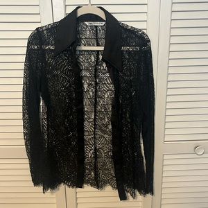 Gorgeous black lace shirt